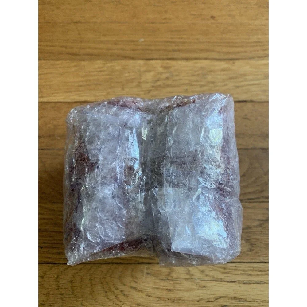 NEW Set Of 12 Handmade Glass Beads Napkin Ring Holders Made in India Vintage